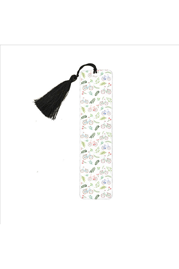 Bicycle Pattern Printed Bookmark 5X19 Bookmark-133