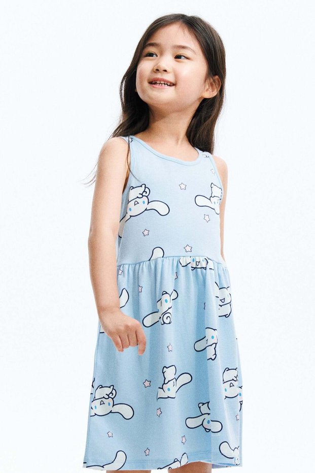 Printed cotton dress