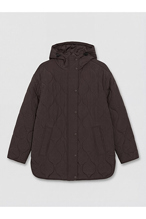 Esvab • Modern & Distinctive Hooded Quilted Loose-Fit Women's Puffer Coat
