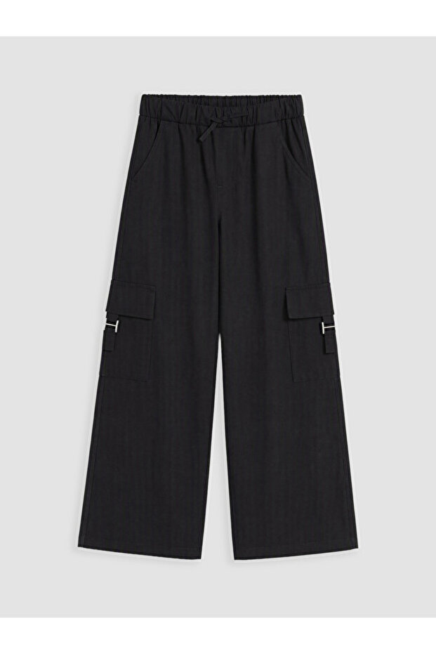 Girl's Gabardine Cargo Pants for Style Seekers from Uzg Store