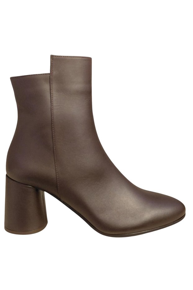 N-2727 Genuine Leather Round Heeled Women's Classic Boots