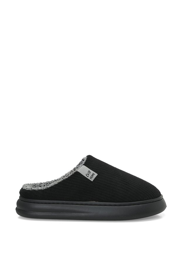610045.m Black Men's House Slippers