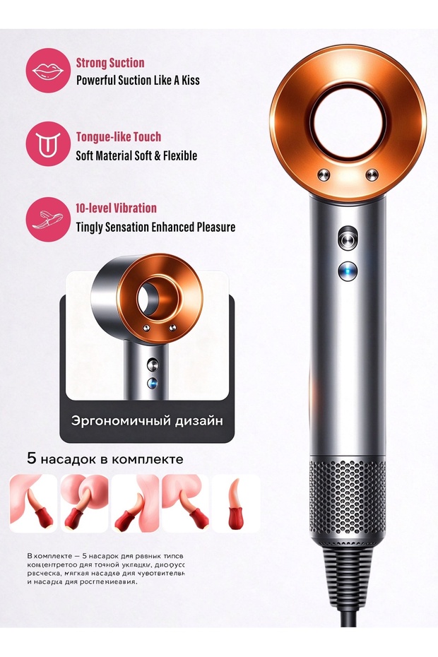 Multi Speed Ionic Blow Dryer Home Bathroom Hair Tool