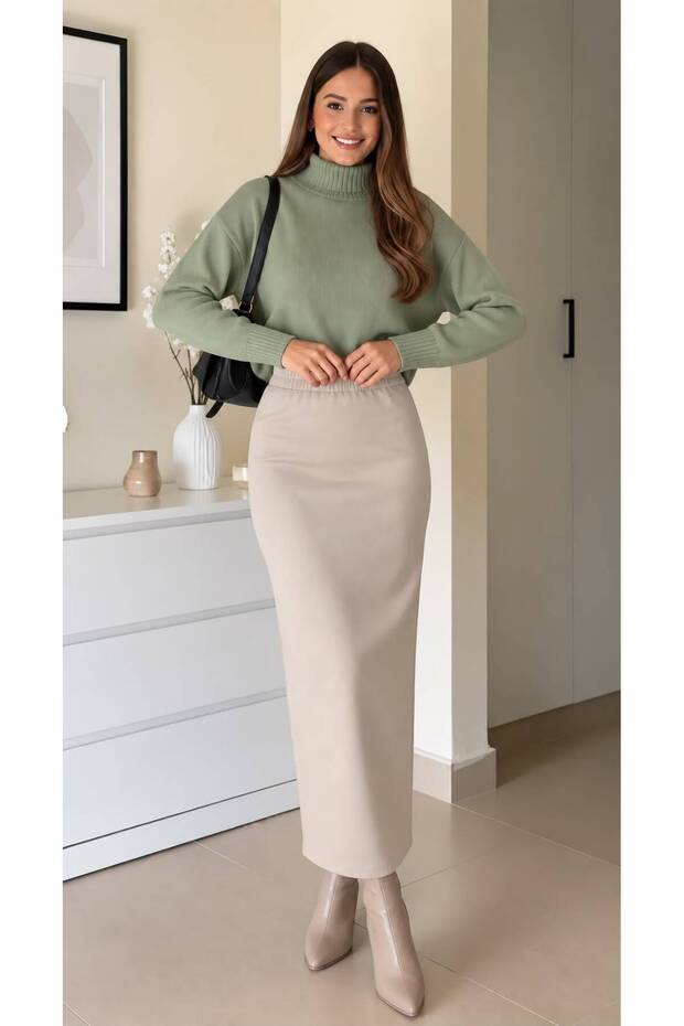 Scuba Buy Elastic Pencil Skirt