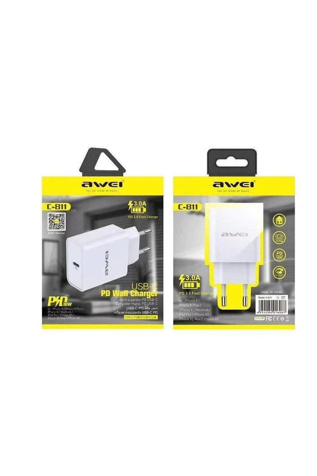 Charger Power Delivery Type C Λευκό