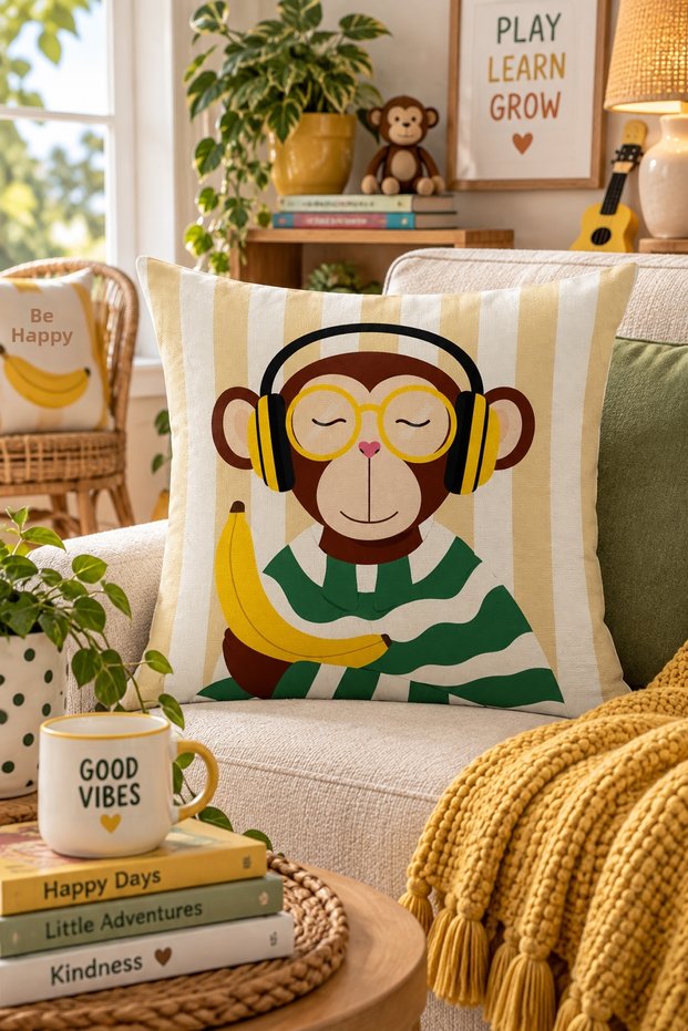 Double Side Printed Throw Pillow Cover 6Eld12