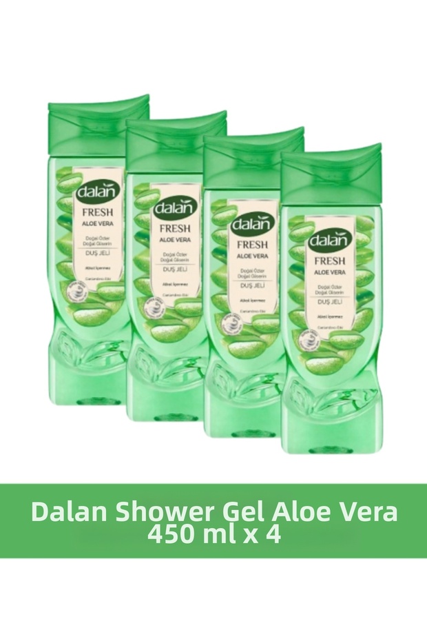 Fresh Aloe Vera Shower Gel 450 ml X 4 Pcs