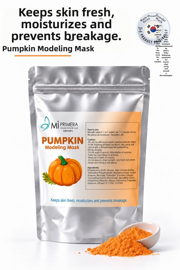 Pumpkin Peelable Korean Powder Face Mask 1 kg (30 Uses)