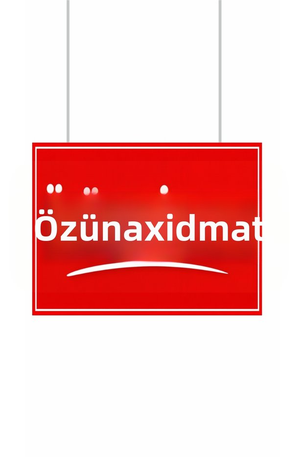 Özündai̇met – Self-Service Store, Cafe and Restaurant Sign 40X30 cm