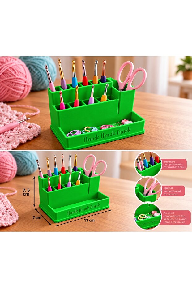 Crochet-Scissors Organizer-Knitting Organizer