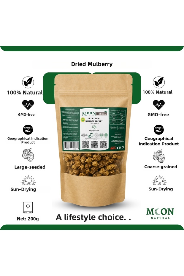 Geographical Protected Irı Mulberry Dried Fruit