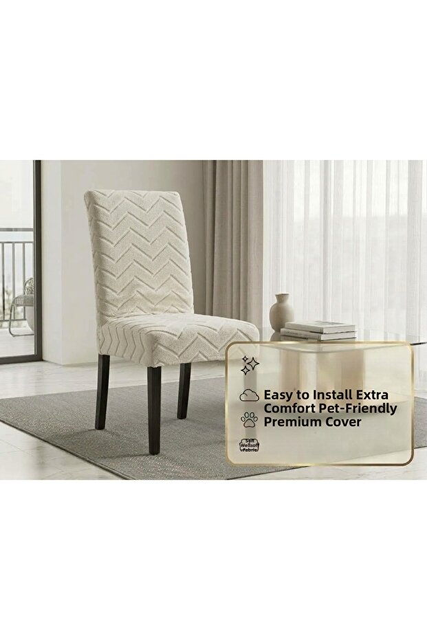 Welsoft Chair Cover, Flexible, Washable, 1 Piece, High Quality