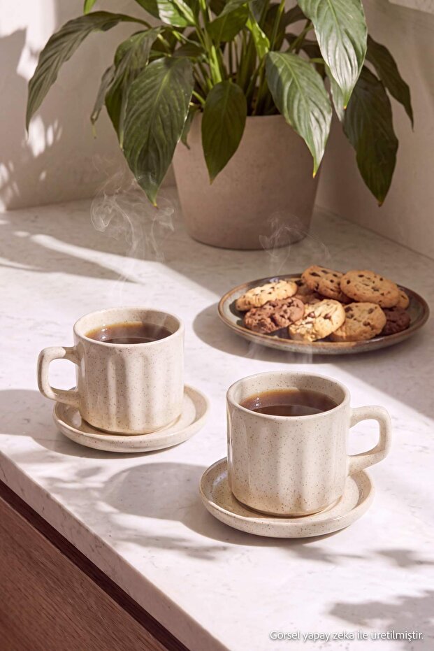 2-Piece Reactive Glazed Coffee & Tea Cup Set Tphaw27Kfc00005