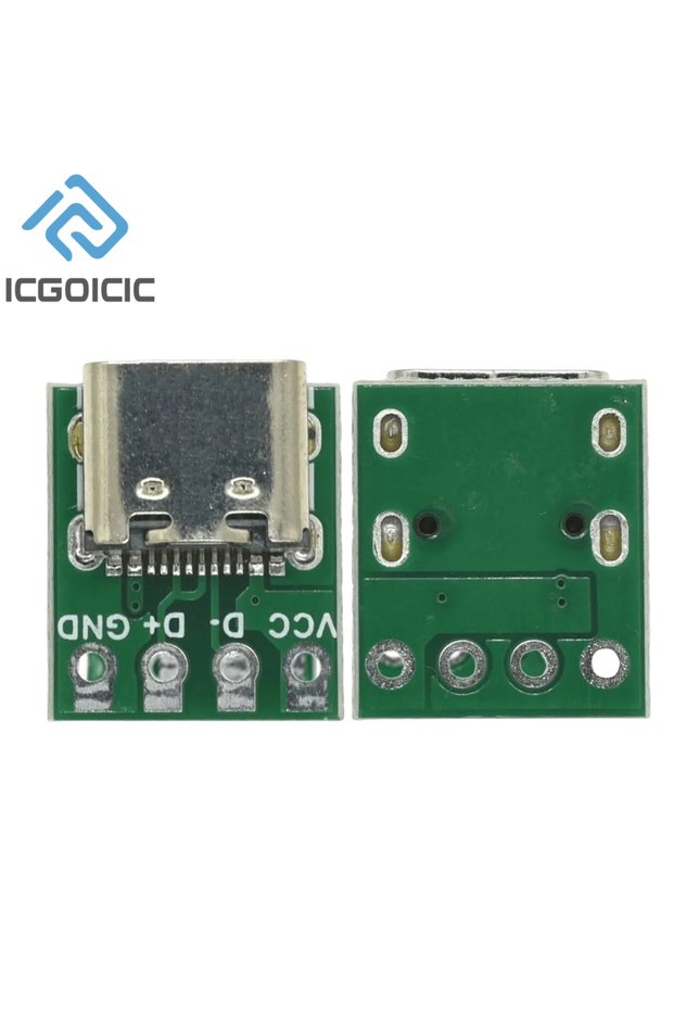 ICGOICIC نوع-C 10 قطع/مجموعة MICRO MINI5P محول USB إلى منفذ أنثى مربع الشكل من النوع B للطابعة