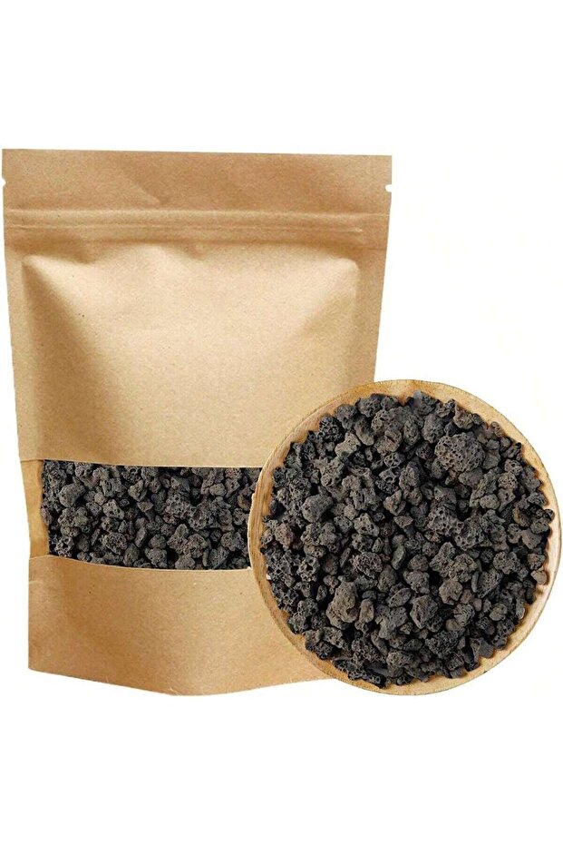 300g Black Horticultural Lava Rock Soil Additive for Cacti Succulents Plants No Dyes or Chemicals 10