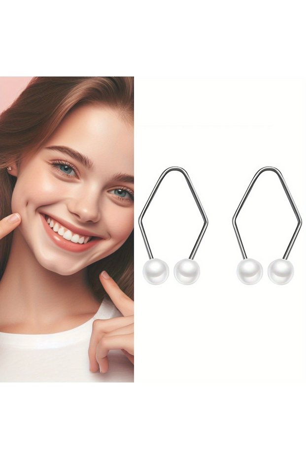 2PCS 2PCS Face Dimple Maker Trainer Facial Dimple Training Device For A Charming Look Natural Smile