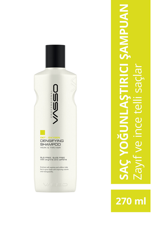 Sulfate-Free and Salt-Free Volumizing and Strengthening Shampoo for Fine Strands and Weak Hair 270 ml
