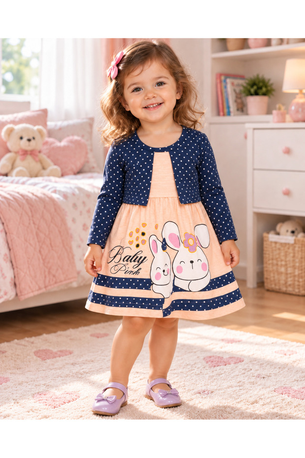 Very Beautiful Bolero Baby Girl Dress