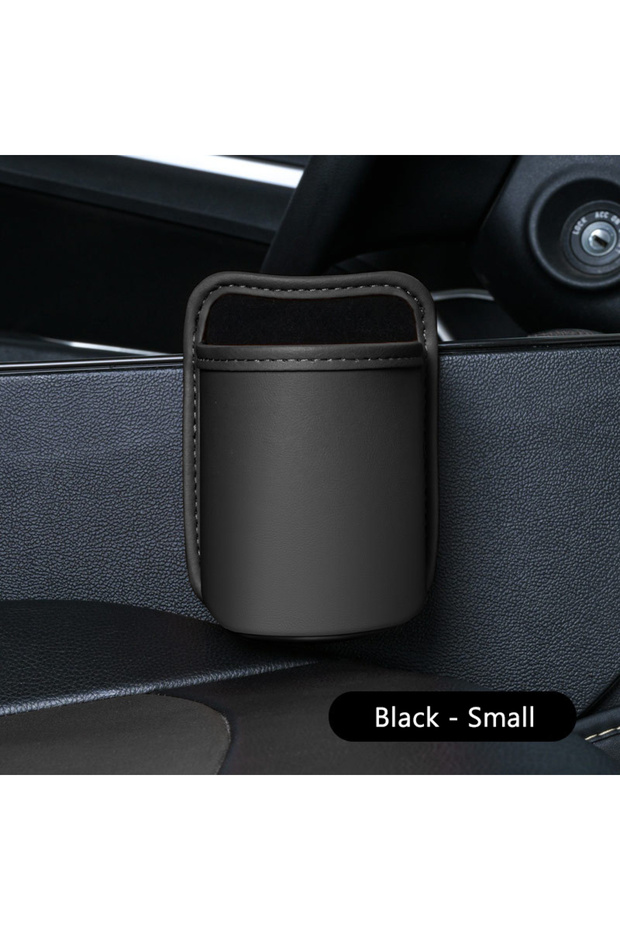 Black-Small SEAMETAL Car Seat Back Organizer Pu Leather Waterproof Wear-Resistant Storage Bag Univer
