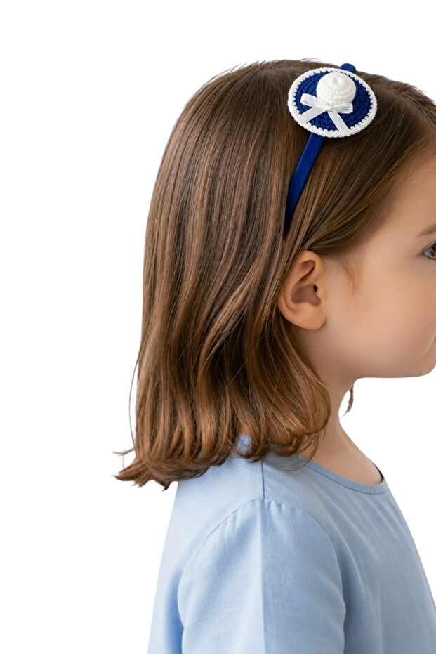 Children's Crown with Ribbon Decorations and Hat