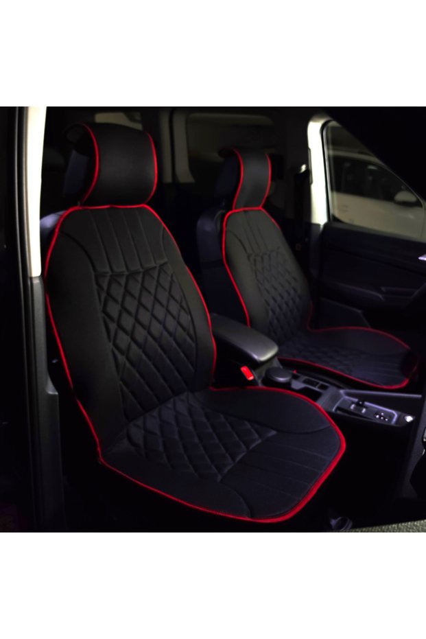 Elegance 2-Piece Cushion Set Black-Red / Klmny536