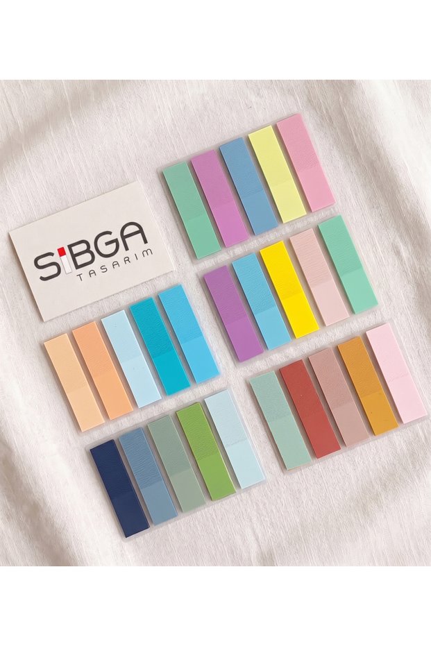 5 Pieces of Transparent Colored Post-It Notes. Bookmark Bookmark Post-It Sticker Note Paper 500 Sheets