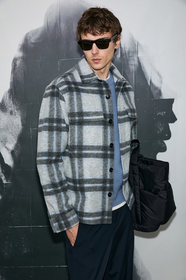 Karl Men's Basic Shirt Regular Fit Gray