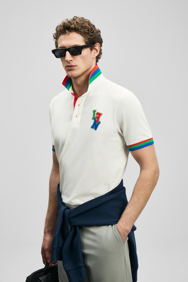 Fun Smart Men's Polo Shirt Off-White