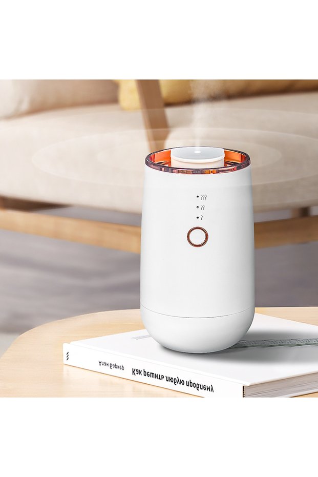 white Mini Car Waterless Essential Oils Diffuser Car Fragrance Aromatherapy Diffuser Higher Atomizin
