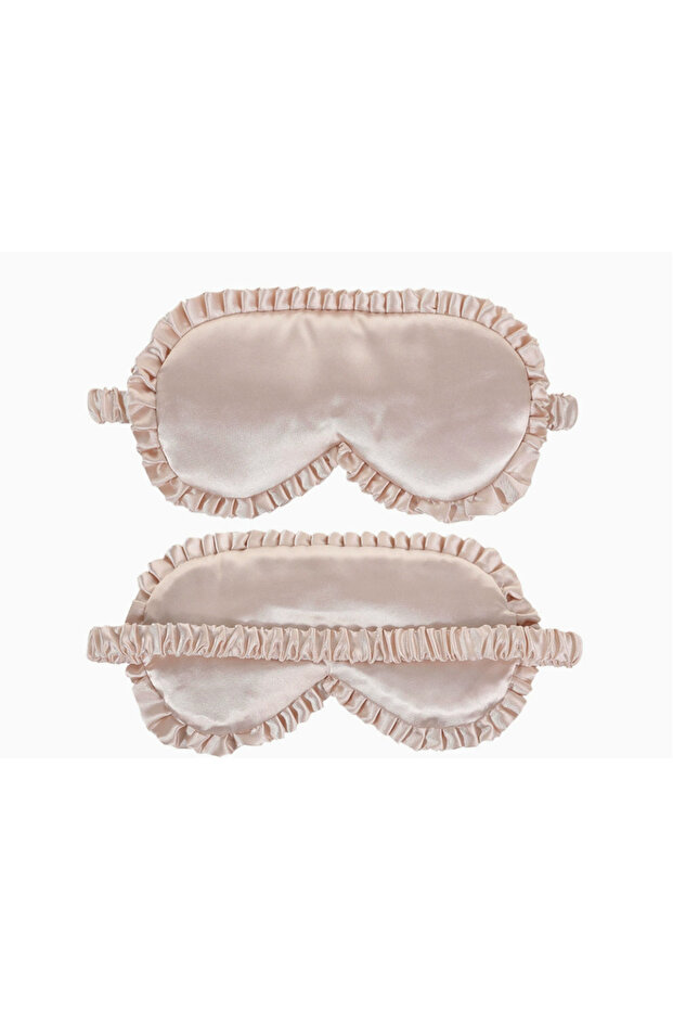 skin with gift 1pcs Premium Silk Eye Mask with Elastic Band for Sleep Travel Lace Trim Eyeshade Ligh