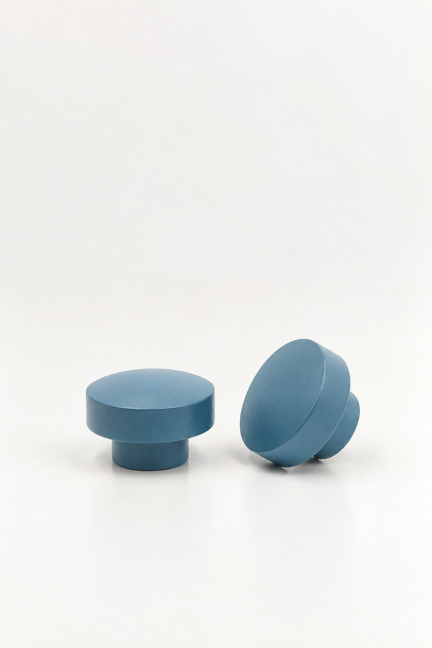 Lake Blue - Lake Wood Drawer and Cabinet Handle Set of 2