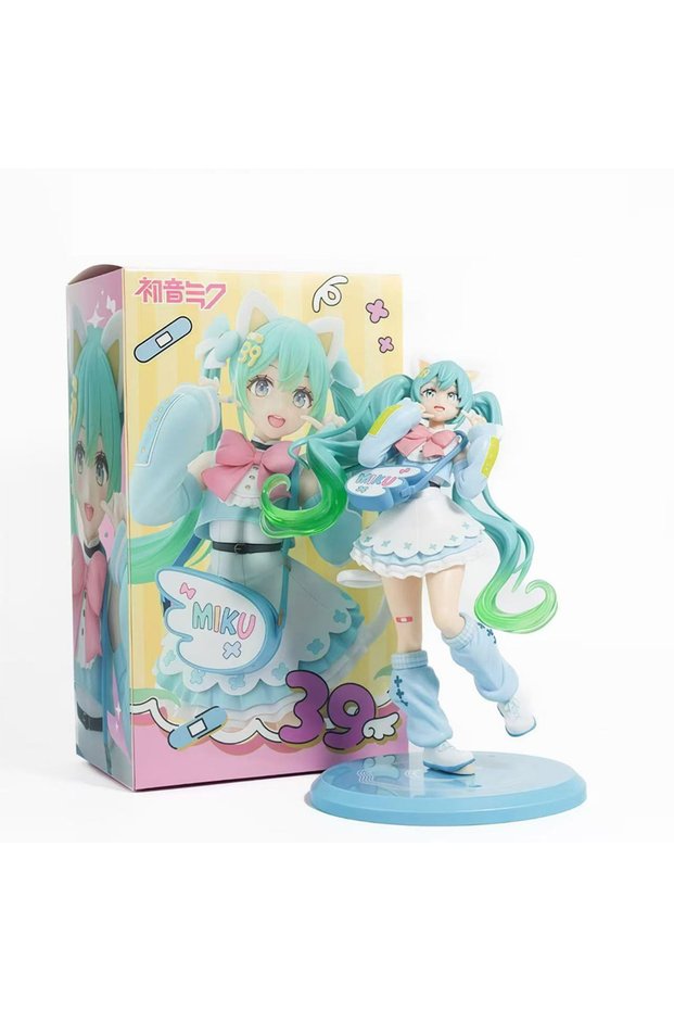 Bandai with box Judai Fashion Figure Hatsune Miku Country PVC Action Figure Model Doll Toys Gift