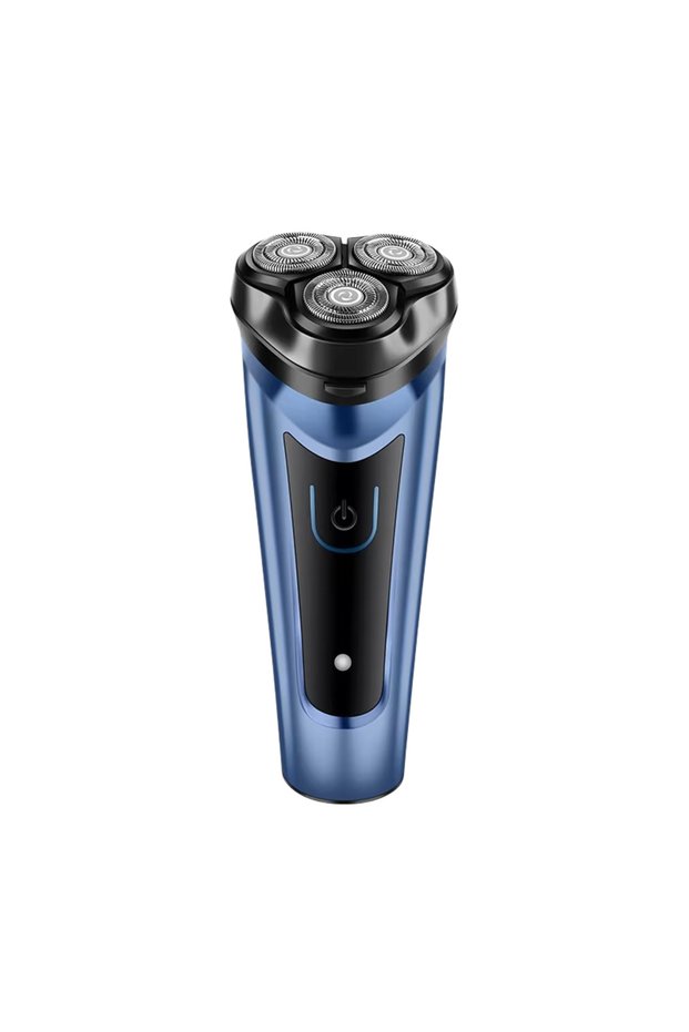 Blue HOMEFISH Waterproof Electric Shaver Men USB Rechargeable Powerful Beard Shaving Machine Electri
