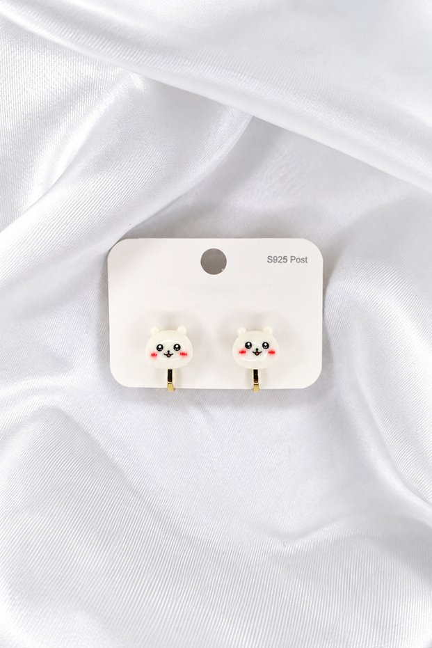 Steel Children's Earrings - Clip-On (Non-Pierced) - for Non-Pierced Ears