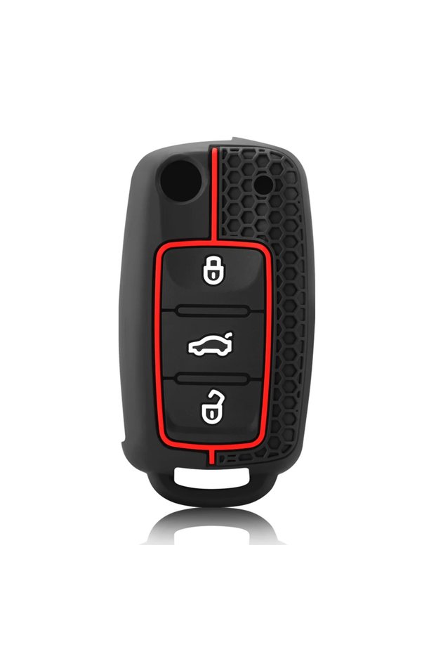 Red Fashion Silicone Car Key Cover For VW Volkswagen Polo Tiguan Passat B5 B6 B7 Golf 4 5 6 MK6 Jett