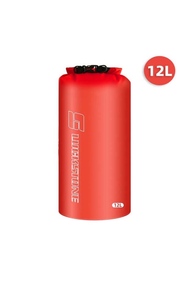 Red-12L 3/8/12/15/25/35/75L Waterproof Dry Bag Sack Ultralight Drifting Swimming Clothes Storage Bag