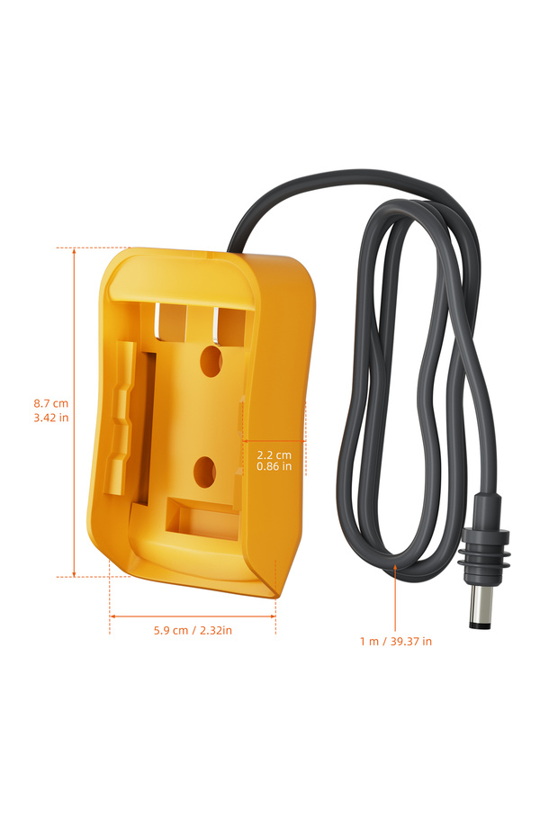 For Dewalt Starlink Mini DC Power Cable For 18V-20V Battery Adapter Starlink Mini Charger Adapter to