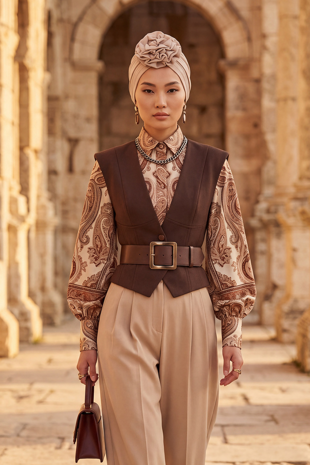 Winter Rose Bonnet,Beige,B-21O
