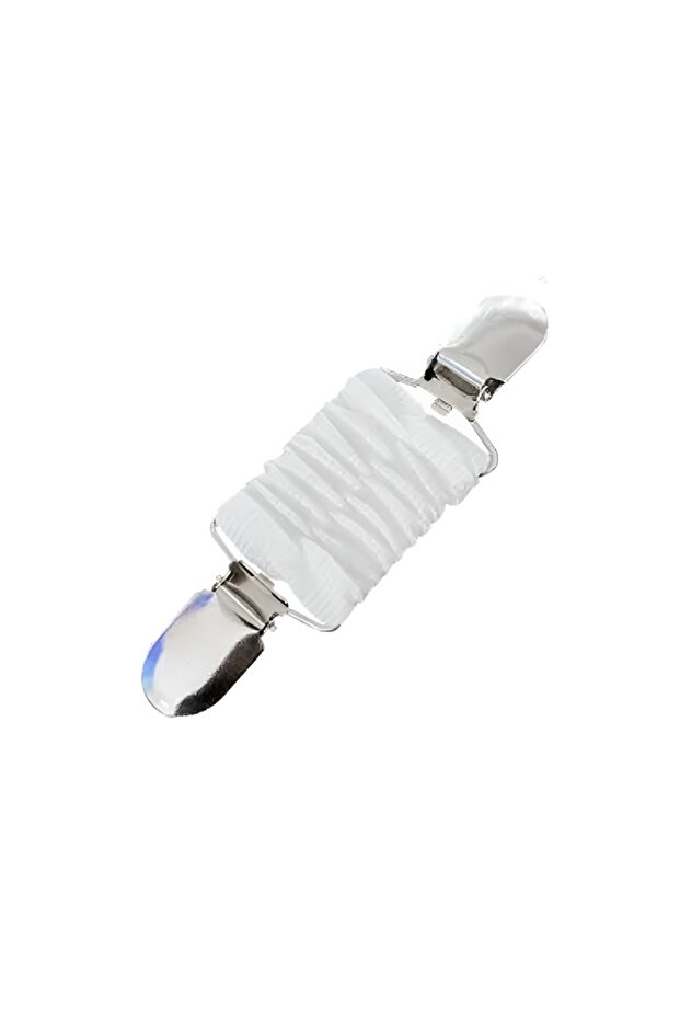 White New Dress Women's Children's Back Strap Clip Set Elastic Clip Tightening Dress Open Collar Cli