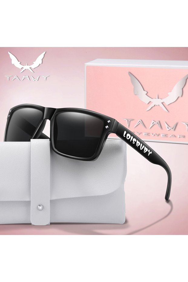 AF1 BOX Candy Color Fashion Fishing Sunglasses for Women and Men Casual Square Shades with UV Protec