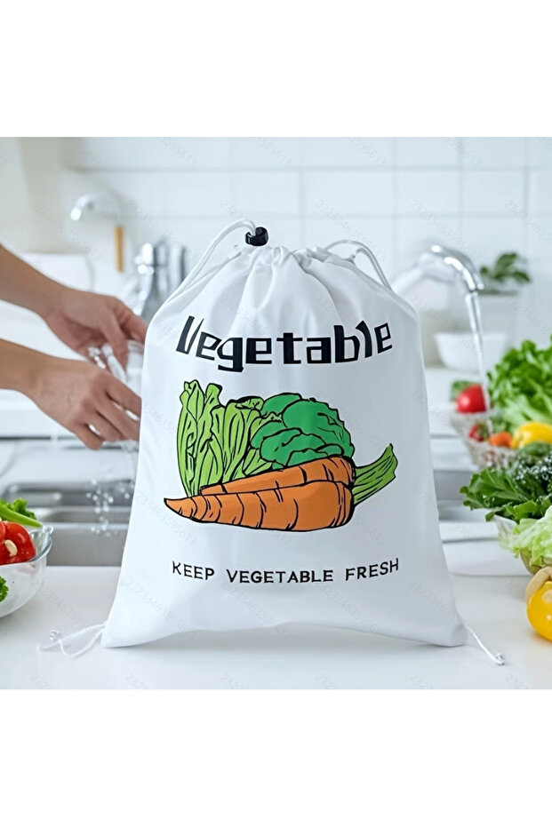 White Storage Bag for Insulation, Miscellaneous Items, Vegetables, Fruits, Shopping Bags, Storage Ba