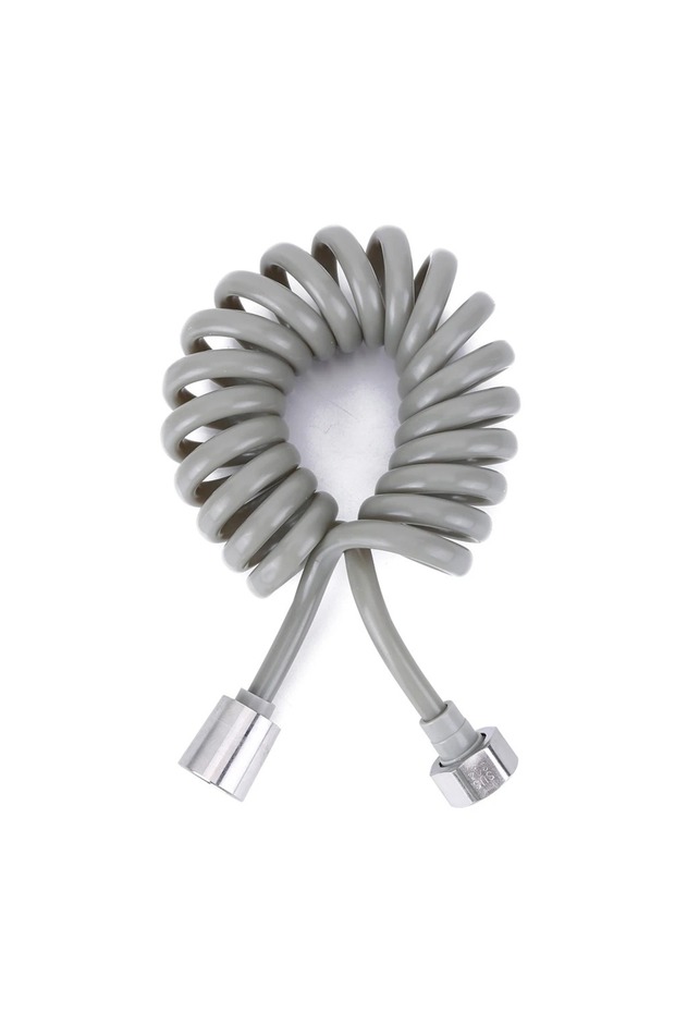 5M Plastic Water Toilet Bidet Sprayer Flexible Spring Shower Head Hose Tube Telephone Line Soft Hose