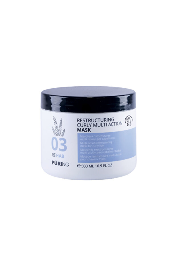 03 Rehab Curl Defining Hair Mask with Silk and Wheat Protein for Curly Hair 500ml