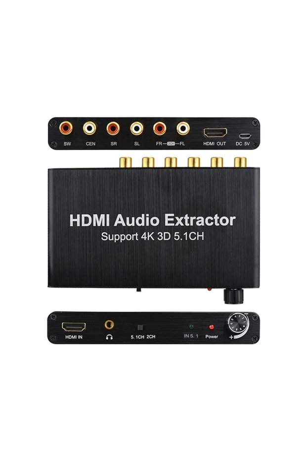 HDMI 5.1 4K 3D Coaxial to Rca Ac3/Dst Digital Analog Audio Converter