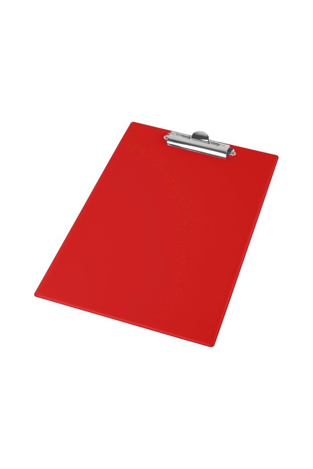 Simple red clipboard