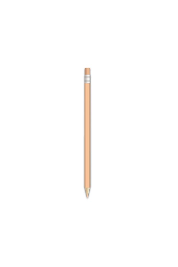 Plastic mechanical colored pencil M&G cream