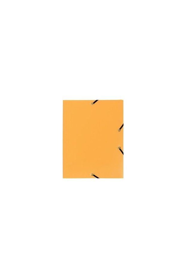 Plastic folder with elastic A4 yellow