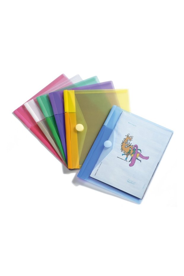 Polypropylene folder with Velcro A5