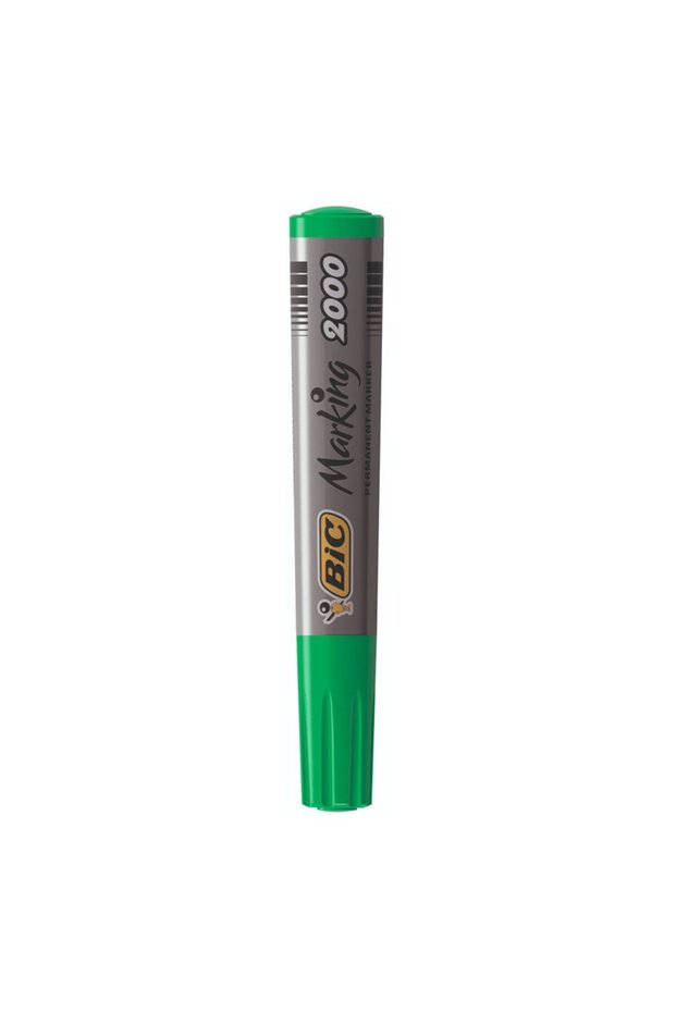 Marker permanent verde cu vârf rotund 2000