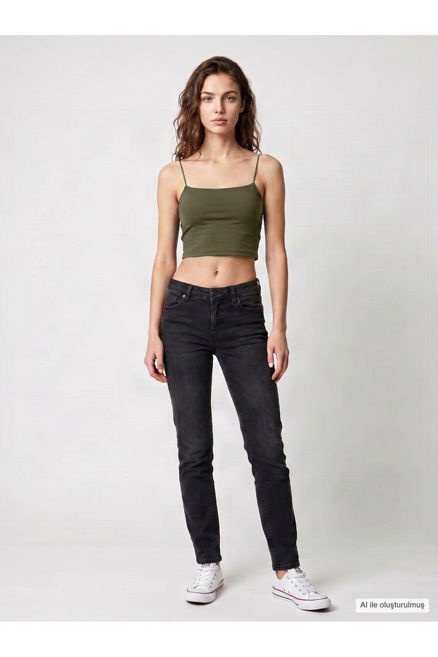 Thin Rubber Strap Crop